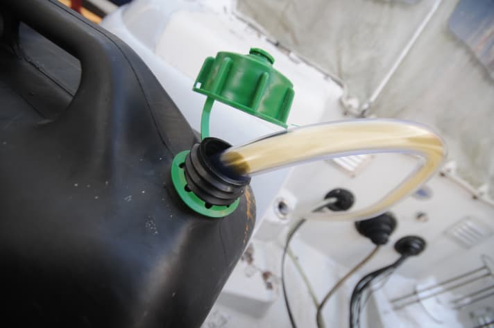   How does the petrol get cleanly from the canister into the tank? We have tested refuelling systems.