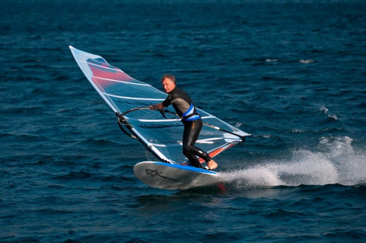   [Board] STARBOARD Futura 133 WoodCarbon : [Tester] Stephan Gölnitz : [Spot] Lake Garda