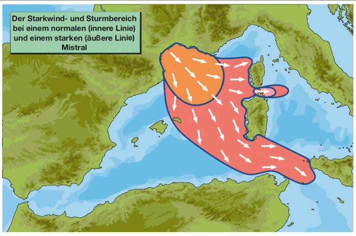 Wind-Special Südfrankreich: Der Mistral