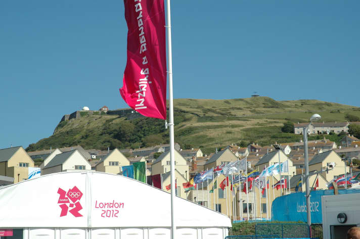   Das Olympische Dorf in Weymouth