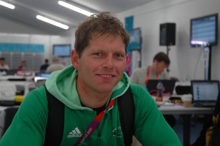   Tobias Schadewaldt im Internationalen Pressezentrum auf Portland