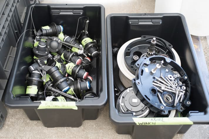   The fittings from the first boat are recycled