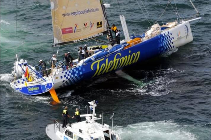 2009: "Telefonica Blue" wrecks off Marstrand
