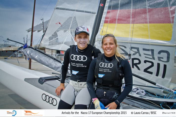   Paul Kohlhoff und Carolina Werner bei der Europameisterschaft 2015