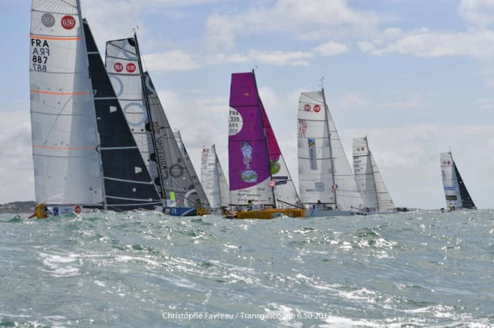   Kleine Boote, hohe See: Am 1. Oktober startet das Mini-Transat in La Rochelle. Das aktuelle Rennen Transgascogne über die Biskaya ist ein kleiner Vorgeschmack auf das, was die Mini-Segler auf dem Atlantik erwartet