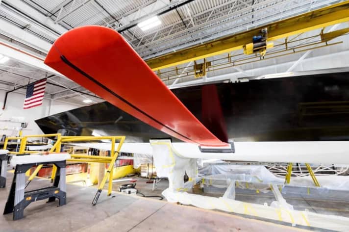   The DSS foil fully extended