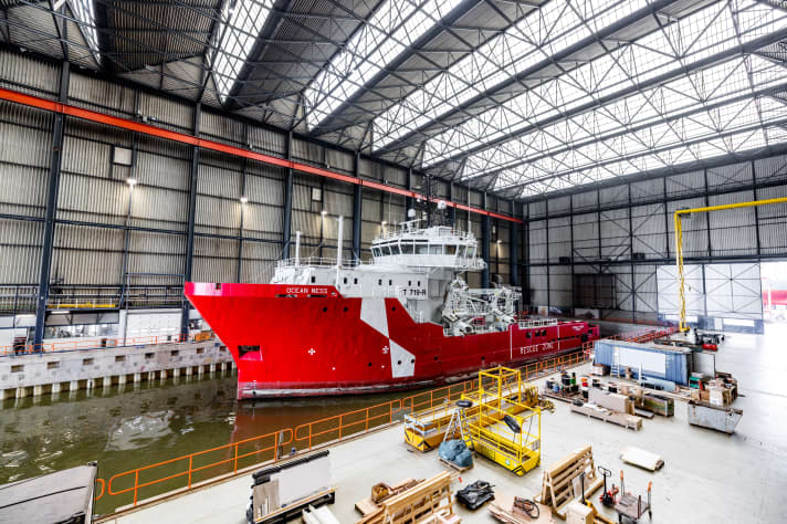 A lofty goal: 80 per cent of the base is to be reused.