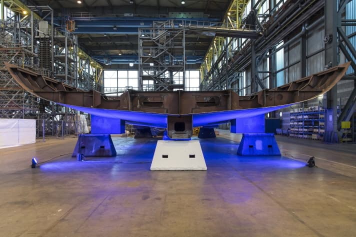 "Black Shark" keel laying | ng