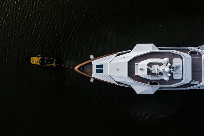 Edgy: Azure Yacht Design was responsible for the exterior lines. | n.
