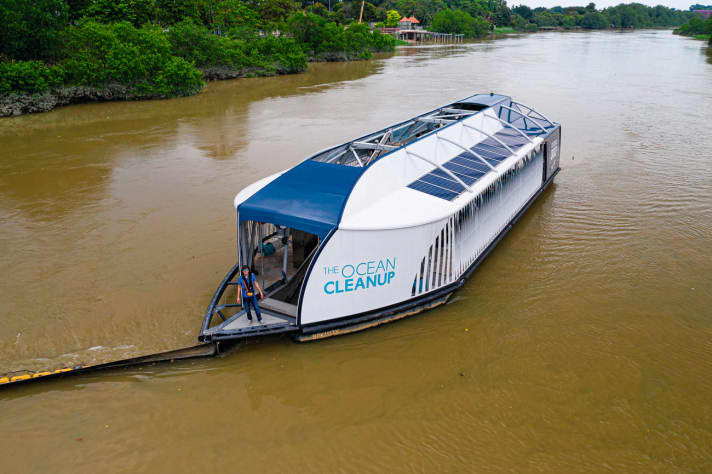Some particularly heavily polluted rivers are already being treated by the interceptors.