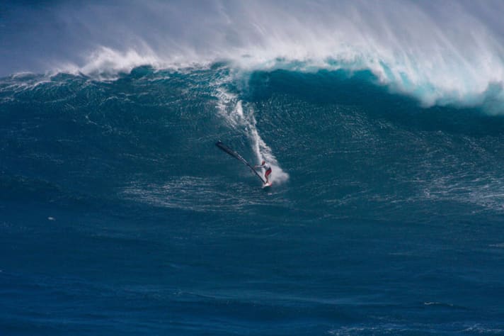 He also overcame the monster waves of Jaws off Maui.