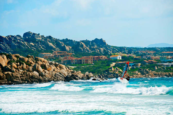     Small surf at Capo Testa/Sardinia.