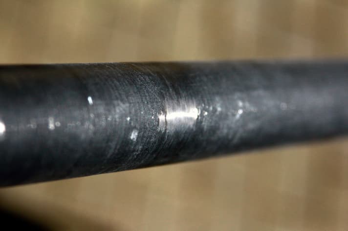 Picture no. 3: The camber has left clear traces.