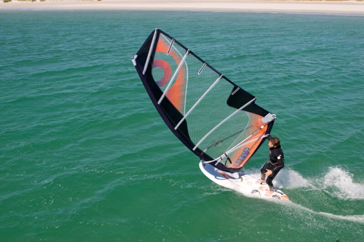   [Segel] NeilPryde Excess 5,9 : [Tester] Tobias Holzner : [Spot] Langebaan 