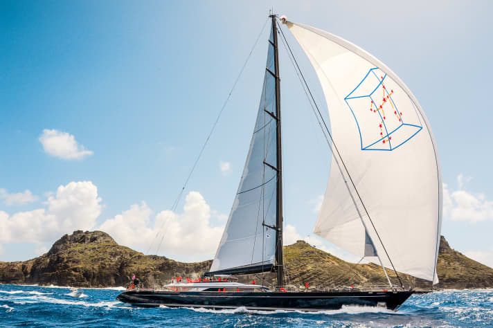 Le "Perseus³" mesure 4 131 mètres carrés de surface de voile