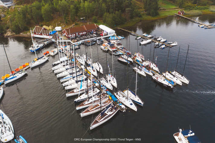 Small but beautiful and Scandinavian picturesque: the host Royal Norwegian Yacht Club on the Oslofjord