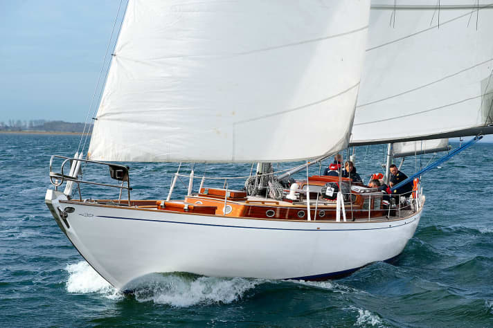   Die erste "Rubin", eine 11-KR-Yacht