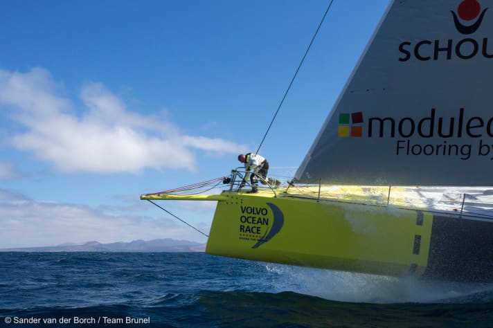   Beim Training auf Lanzarote. März 2014