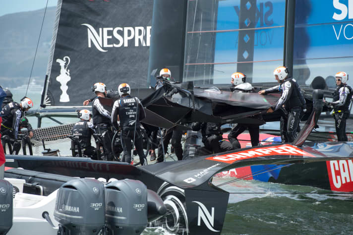   Après l'arrondissement raté de la marque : lutte contre les dommages à bord de l'"Aotearoa