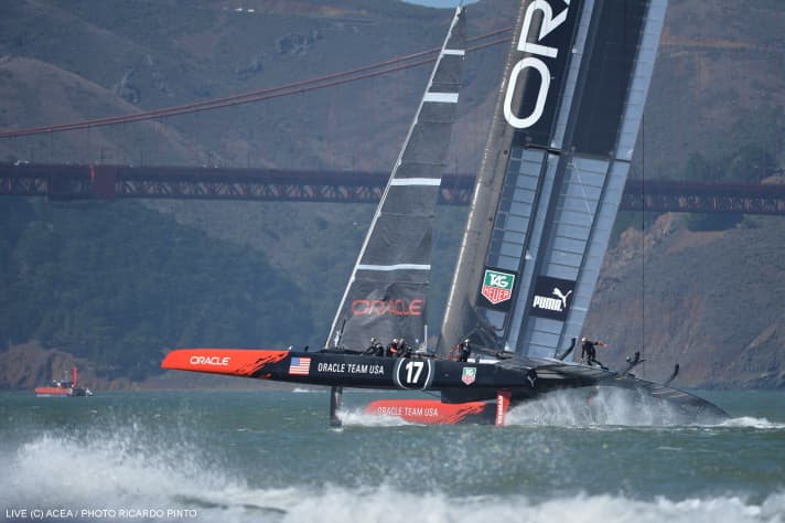   Im 34. America's Cup herrschten in der Bucht von San Francisco fast durchgehend fantastische Segelbedingungen