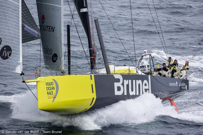   Das holländische Team Brunel startet ohne Stanjek, aber mit dessen guten Wünschen ins Volvo Ocean Race