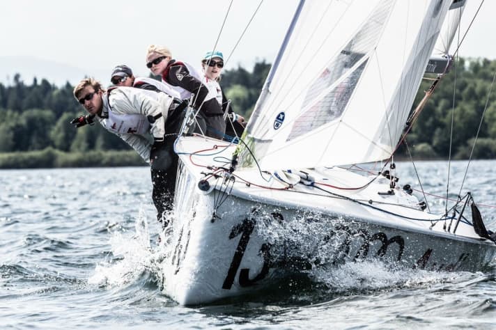   Silke Hahlbrock steuerte den Hamburger Segel-Club nach starkem Start und kleinem Durchhänger souverän auf Platz 3 und sicherte den Hanseaten Tabellenplatz zwei – punktgleich hinter dem Münchner Yacht-Club