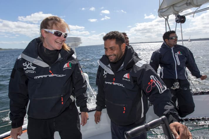  Anna-Maria Renken im Einsatz auf "Musandam-Oman Sail" Oman Sail 