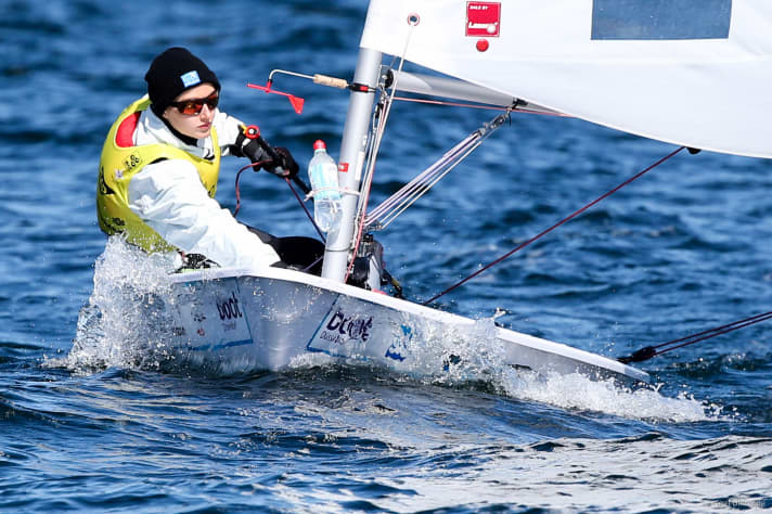   First Kiel Week victory at the age of 15: Julia Büsselberg won in the Laser 4.7