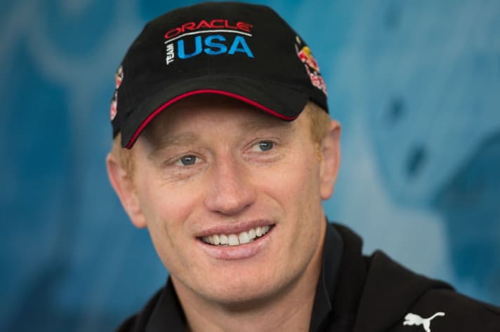   Lo skipper dell'Oracle Team USA Jimmy Spithill