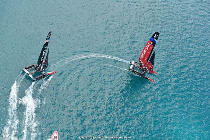   "Catch me if you can": But the Americans couldn't catch the Kiwis on the first day