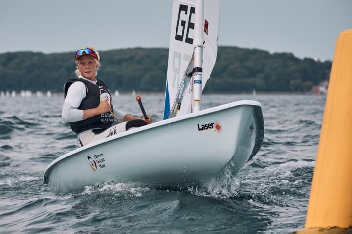   Svenja Weger sicherte den Nationenstartplatz im Laser Radial mit einer Punktlandung
