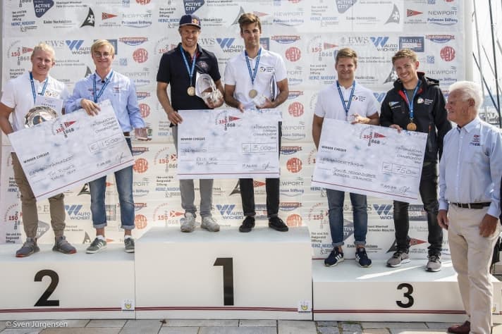   Il campione tedesco Erik Heil, medaglia di bronzo a Rio, con Max Boehme, ha preceduto il bronzo mondiale Tim Fischer e Fabian Graf, oltre a Jakob Meggendorfer e Andreas Spranger.