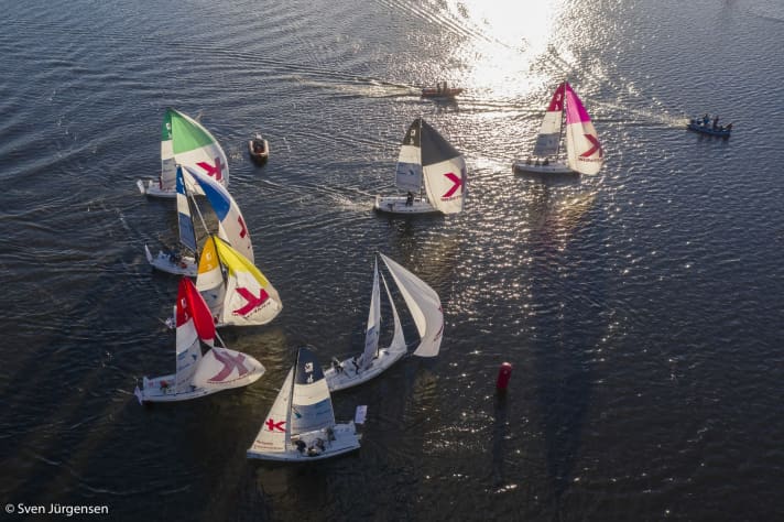   La finale de la coupe DSBL sur l'Alster de Hambourg a été aussi serrée que passionnante
