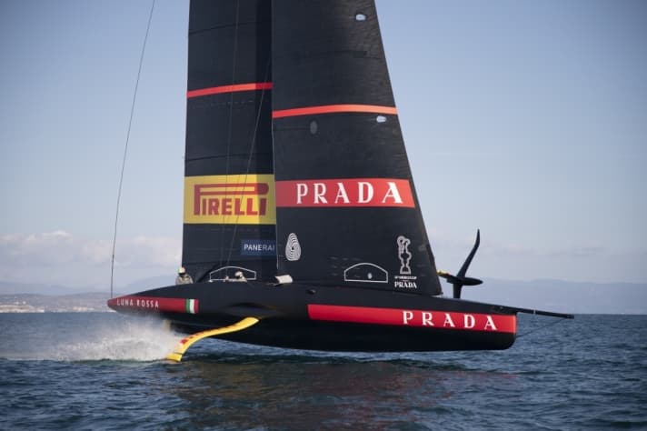   Schnell, schneller, AC75: "Luna Rossa" im Einsatz