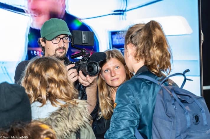   In dialogue with young climate enthusiasts: Birte Lorenzen-Herrmann