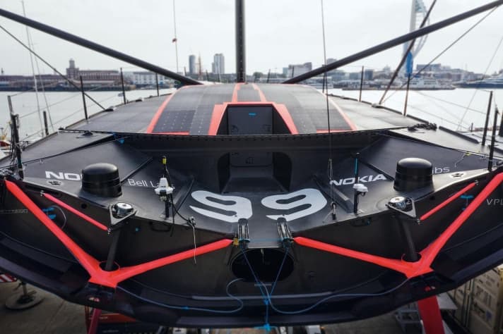   The new boats have hardly any superstructures and a streamlined shape. For weight reasons, excess water should not collect anywhere