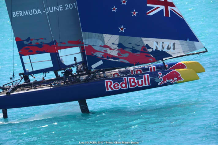   Unbeaten on the second day of the final: the NZL Sailing Team