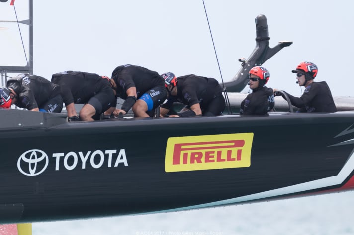   Le prospettive sono buone per il timoniere Peter Burling e i suoi Kiwi: le condizioni di vento di oggi e domani dovrebbero essere molto simili a quelle della regata di successo della scorsa settimana.