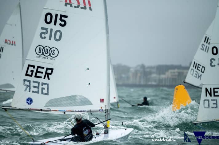   Philipp Buhl in azione nel Campionato del Mondo a Phillip Bay
