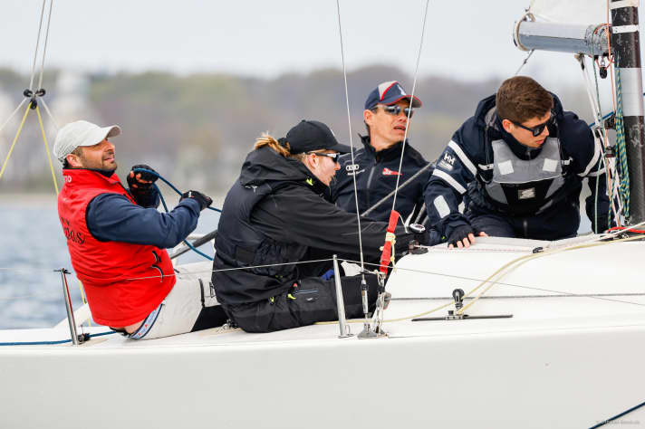   Hanno dominato la classe J/70: Carsten Kemmling (Amburgo) e il suo equipaggio