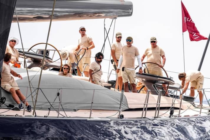   The "Pattoo" crew sailed to class victory with Bavarian tactician Markus Wieser