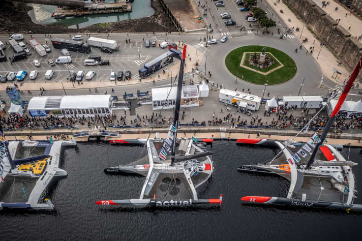 Three of the eight Ultims at the start