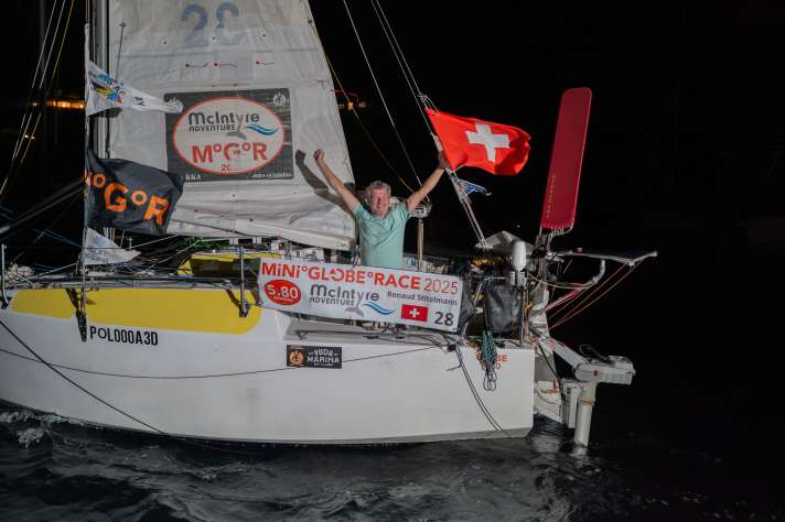 Renaud Stitelmann a remporté chaque étape de la Mini Globe Race.