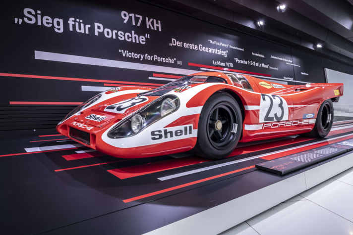 Der 917 Kurzheck mit der Nummer 23 sorgte für den ersten Gesamtsieg bei den 24 Stunden von Le Mans.