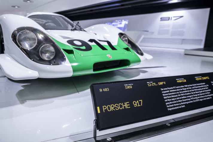 Der Porsche 917-001 wird zum ersten Mal in seinem Ursprungszustand im Museum zu sehen sein.