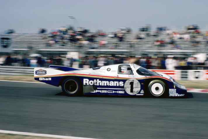 Le Mans, Porsche Typ 956, Rennfahrer- Jacky Ickx und Derek Bell, 2. Platz im Gesamtklassement