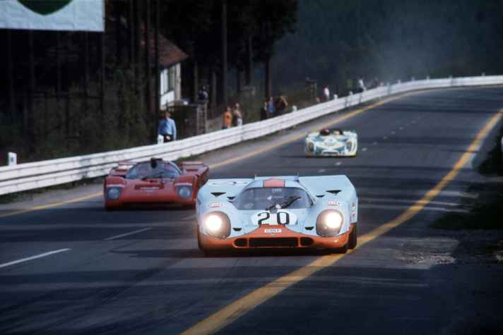 Spa: 917 KH Coupé, Rennfahrer- Jo Siffert und Derek Bell, 2. Platz im Gesamtklassement