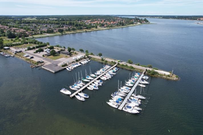 3. the Toreby marina in the centre of Guldborg Sound on Lolland