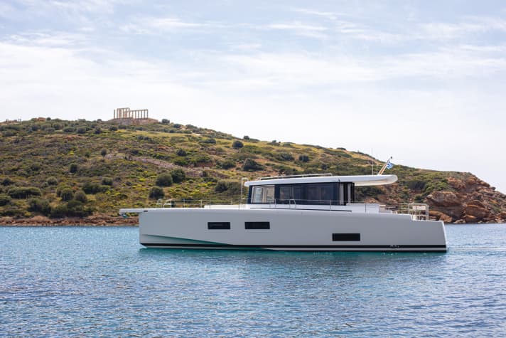 The Greek brand is showing the 18.41 metre long Lorenzo Argento design OT60, of which construction number five is currently underway