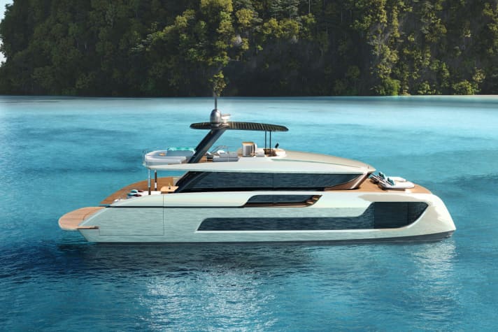 Die Sunreef hat eine sehr modernes Design bekommen